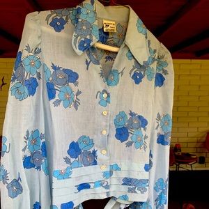 Vintage Blouse tie back